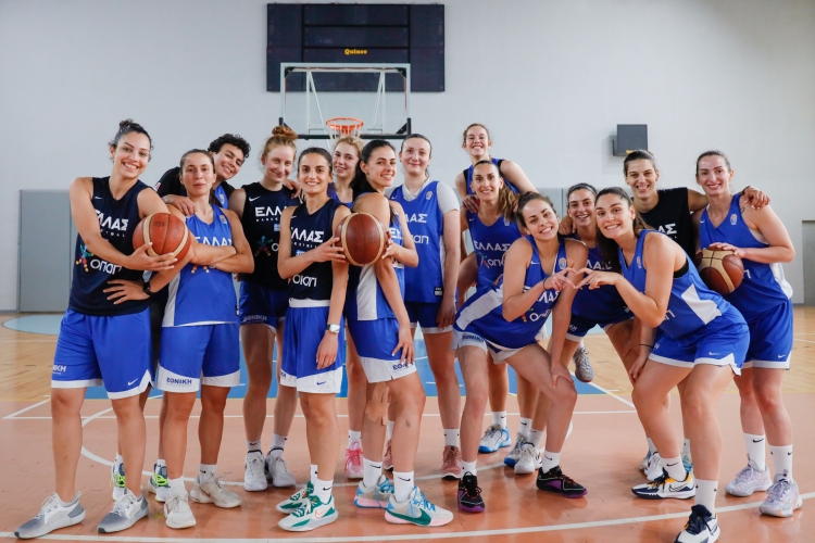 Προπόνηση στο Πανηπειρωτικό Αθλητικό Κέντρο Ιωαννίνων για την Εθνική Γυναικών