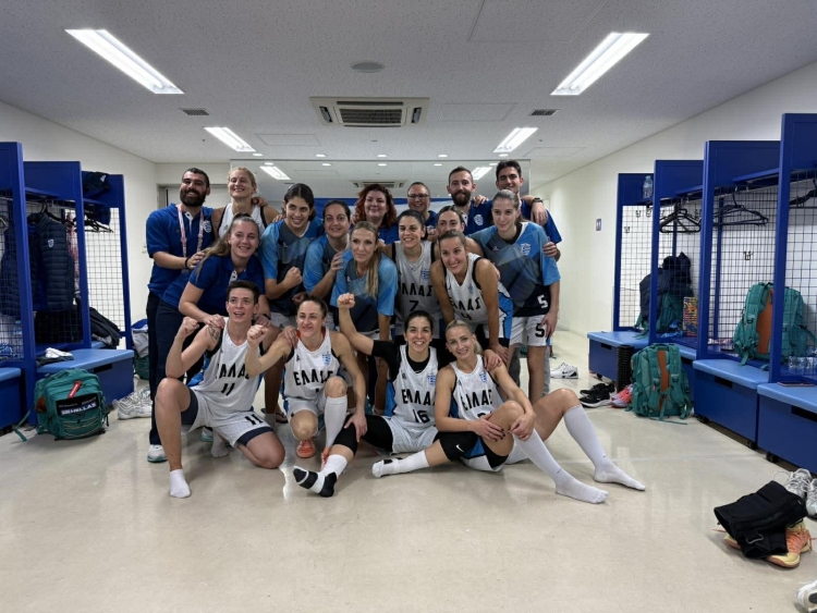 &Sigma;&tau;&eta;&nu; 5&eta; &theta;έ&sigma;&eta; &tau;&omega;&nu; &Omicron;&lambda;&upsilon;&mu;&pi;&iota;&alpha;&kappa;ώ&nu; &Alpha;&gamma;ώ&nu;&omega;&nu; &eta; &Epsilon;&theta;&nu;&iota;&kappa;ή &Kappa;&omega;&phi;ώ&nu; &Gamma;&upsilon;&nu;&alpha;&iota;&kappa;ώ&nu;