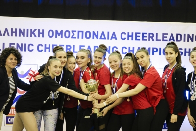 Κυριάρχησαν οι Αμαζόνες στο 2ο Κύπελλο Ελλάδος του Cheerleading