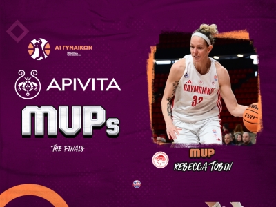 Η Ρεμπέκα Τόμπιν MVP των τελικών της Α1 Γυναικών